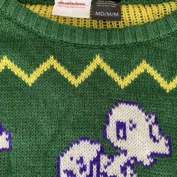 Nickelodeon Rugrats "Ugly" Sweater 90s Medium - Picture 3 of 5
